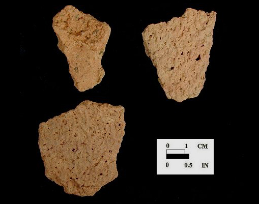 Mockley net-impressed body sherds from Nassawango site 18WO23.